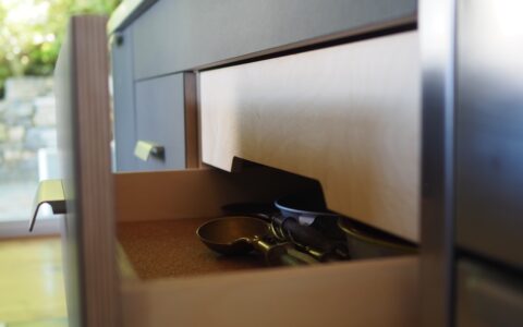 Küche Birken Sperrholz-Linoleum Schubladen